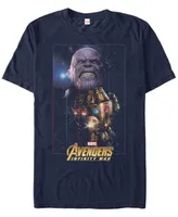 Marvel Men's Avengers Infinity War Thanos Fierce Power Of The Gauntlet Short Sleeve T-Shirt