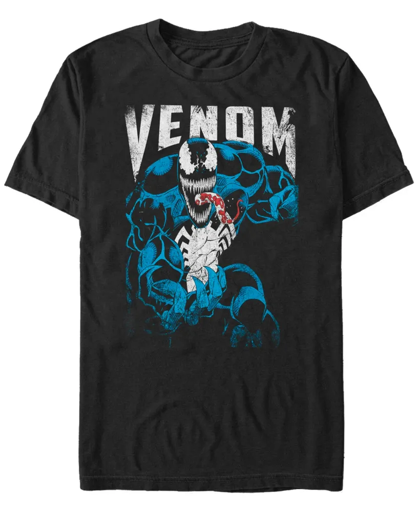 Marvel Men's Comic Collection Venom Action Stance Short Sleeve T-Shirt