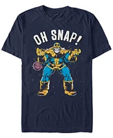 Marvel Men's Comic Collection Thanos Oh Snap Short Sleeve T-Shirt