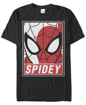 Marvel Men's Spider-Man Portrait Short Sleeve T-Shirt