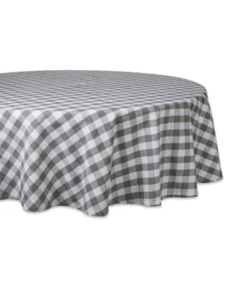 Design Imports Checkers Table Cloth 70" Round