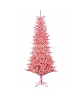 Sterling 7.5Ft. Pink Tuscany Tinsel Tree with 450 Clear Lights