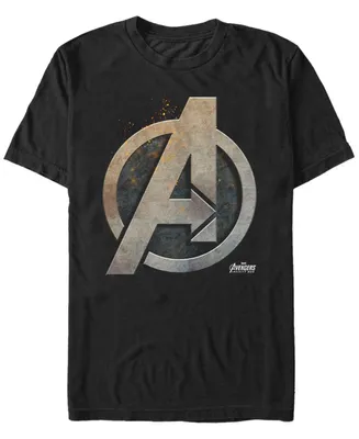Marvel Men's Avengers Infinity War Steal Logo Short Sleeve T-Shirt