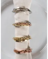 Design Imports Intertwined Napkin Ring Set of 6