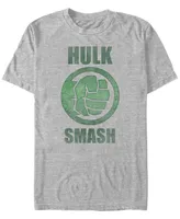 Marvel Men's Comic Collection Classic The Hulk Smash Short Sleeve T-Shirt