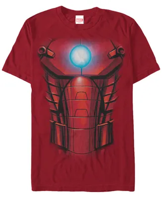 Marvel Men's Comic Collection Iron Mans Suit Upgraded Short Sleeve T-Shirt