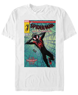 Marvel Men's Spider-Man Into The Spiderverse Comic Style Spidey Chill Time Short Sleeve T-Shirt