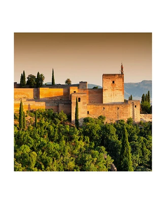 Philippe Hugonnard Made in Spain 3 Sunset over the Alhambra Vi Canvas Art - 36.5" x 48"