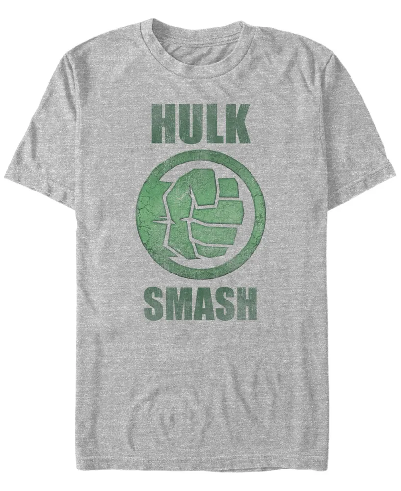 Marvel Men's Comic Collection Classic The Hulk Smash Short Sleeve T-Shirt