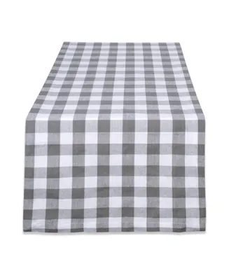 Design Imports Checkers Table Runner 14" x 72"