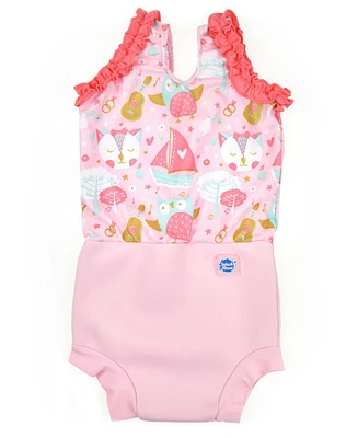 Splash About Baby Girls Happy Nappy Swim Diaper Swimsuit