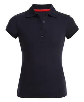 Nautica Big Girls Uniform Short Sleeve Polo Shirt