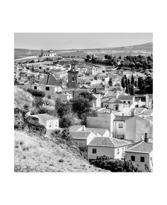 Philippe Hugonnard Made in Spain 3 White Town of Antequera B&W Canvas Art