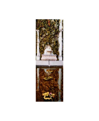 Philippe Hugonnard Made in Spain 2 Fountain in the Gardens of Real Alcazar with Fall Colors Canvas Art