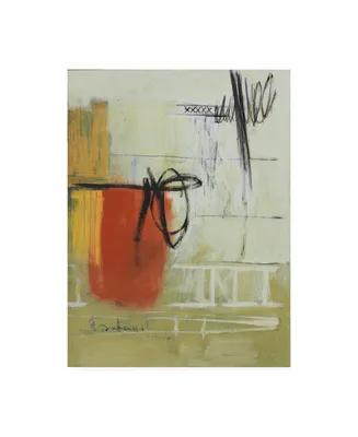 Pablo Esteban Abstract Rust and Neutral Canvas Art