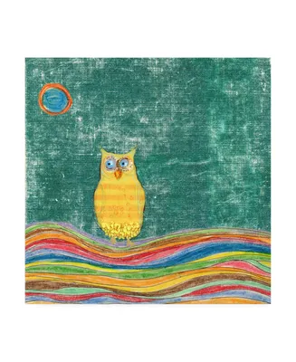 Ingrid Blixt Feathers, Dots and Stripes V Childrens Art Canvas Art