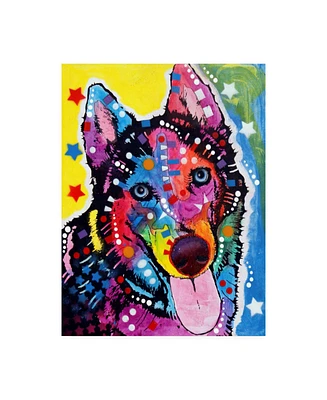 Dean Russo Husky 122209 Canvas Art - 19.5" x 26"