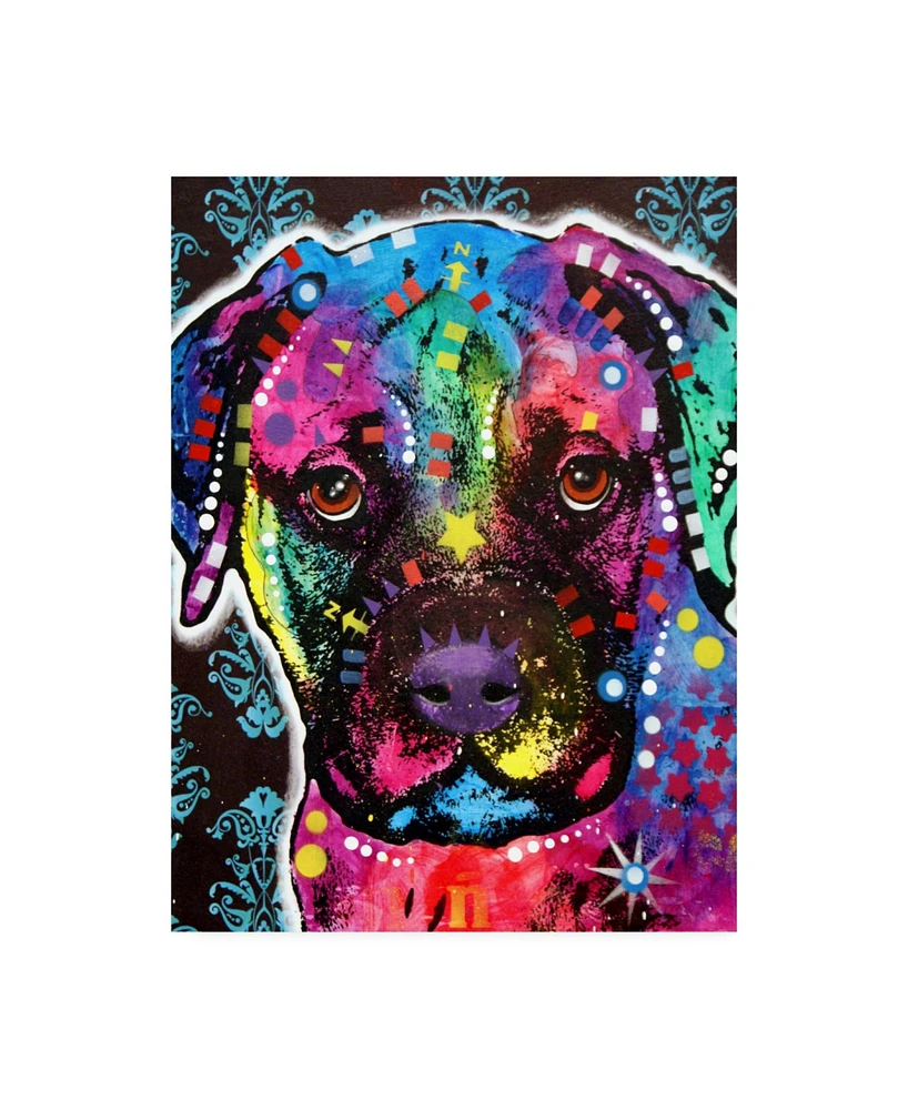 Dean Russo Young Bullmastiff Canvas Art - 36.5" x 48"