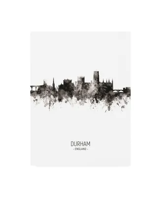 Michael Tompsett Durham England Skyline Cityscape Portrait Ii Canvas Art