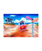 Deborah Broughton Surf City Surf Canvas Art