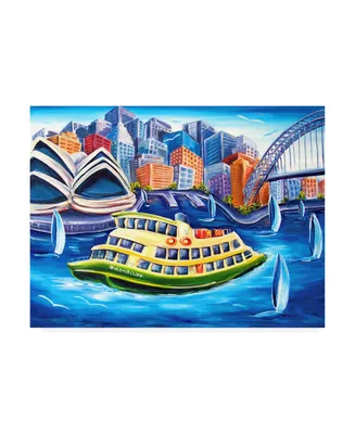 Deborah Broughton Tourist Ferry Canvas Art