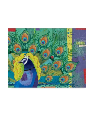 Holli Conger Peacocks Canvas Art