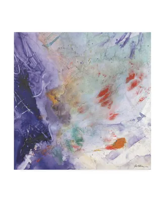 Sheila Golden Purple Wind Abstract Iv Canvas Art