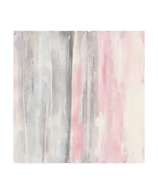 Chris Paschke Whitewashed Blush I Pink Gray Canvas Art - 15.5" x 21"