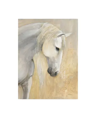 Albena Hristova Calm White Horses Canvas Art