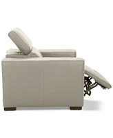 Nevio 39" Leather Power Recliner with Rachet Headrest