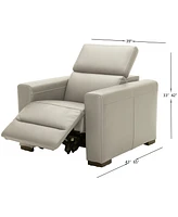 Nevio 39" Leather Power Recliner with Rachet Headrest