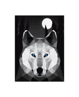 Davies Babies Tundra Wolf Canvas Art - 15.5" x 21"