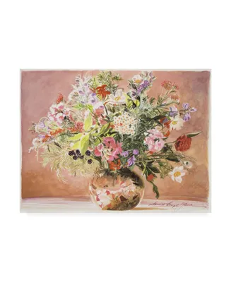David Lloyd Glover Summer Bouquet Blush Canvas Art