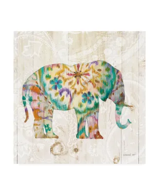 Danhui Nai Boho Paisley Elephant I Canvas Art