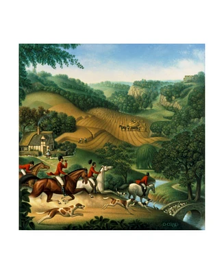 Dan Craig The Fox Hunt Canvas Art - 36.5" x 48"