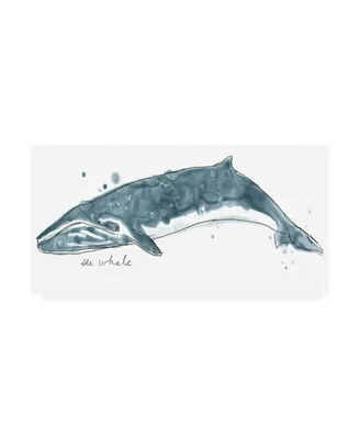 June Erica Vess Cetacea Sei Whale Canvas Art