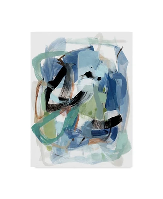 Christina Long Blue Fall I Canvas Art - 20" x 25"