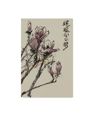 Melissa Wang Mandarin Magnolia Ii Canvas Art - 37" x 49"
