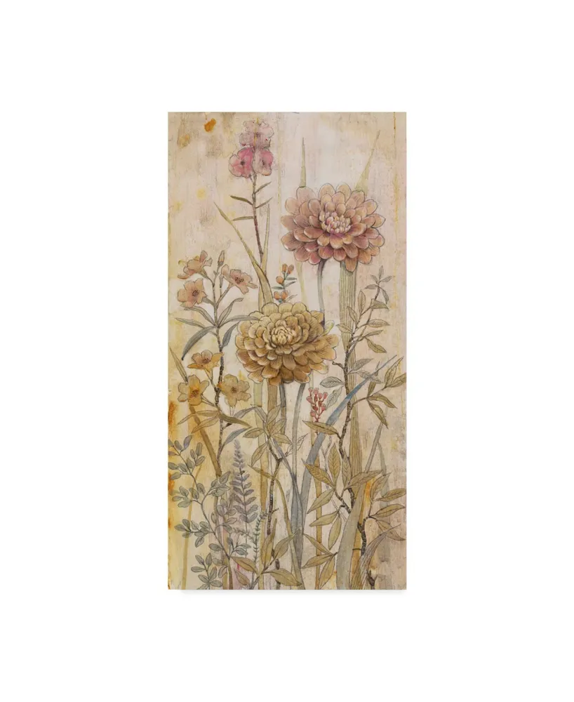 Tim Otoole Floral Chinoiserie I Canvas Art - 37" x 49"