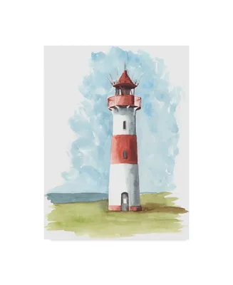 Naomi Mccavitt Watercolor Lighthouse Ii Canvas Art - 37" x 49"