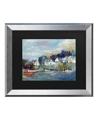 Richard Wallich Dock Matted Framed Art - 27" x 33"