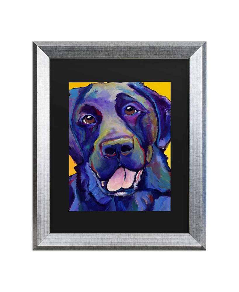 Pat Saunders-White Buddy Matted Framed Art