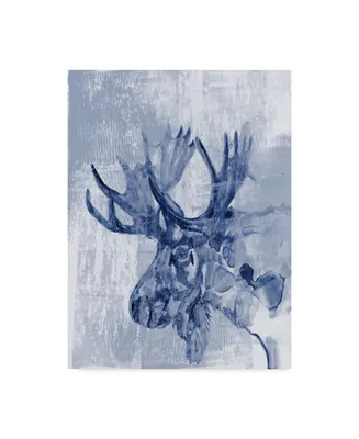 Jennifer Goldberger Indigo Moose Canvas Art - 20" x 25"
