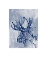 Jennifer Goldberger Indigo Moose Canvas Art - 20" x 25"