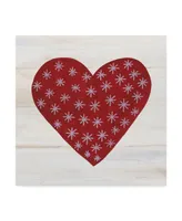 Kathleen Parr Mckenna Rustic Valentine Heart Ii Canvas Art - 15" x 20"