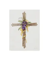 Kathleen Parr Mckenna Easter Blessing Cross I Canvas Art