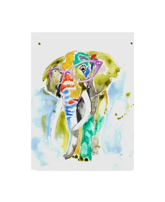 Jennifer Goldberger Smarty Pants Elephant Canvas Art