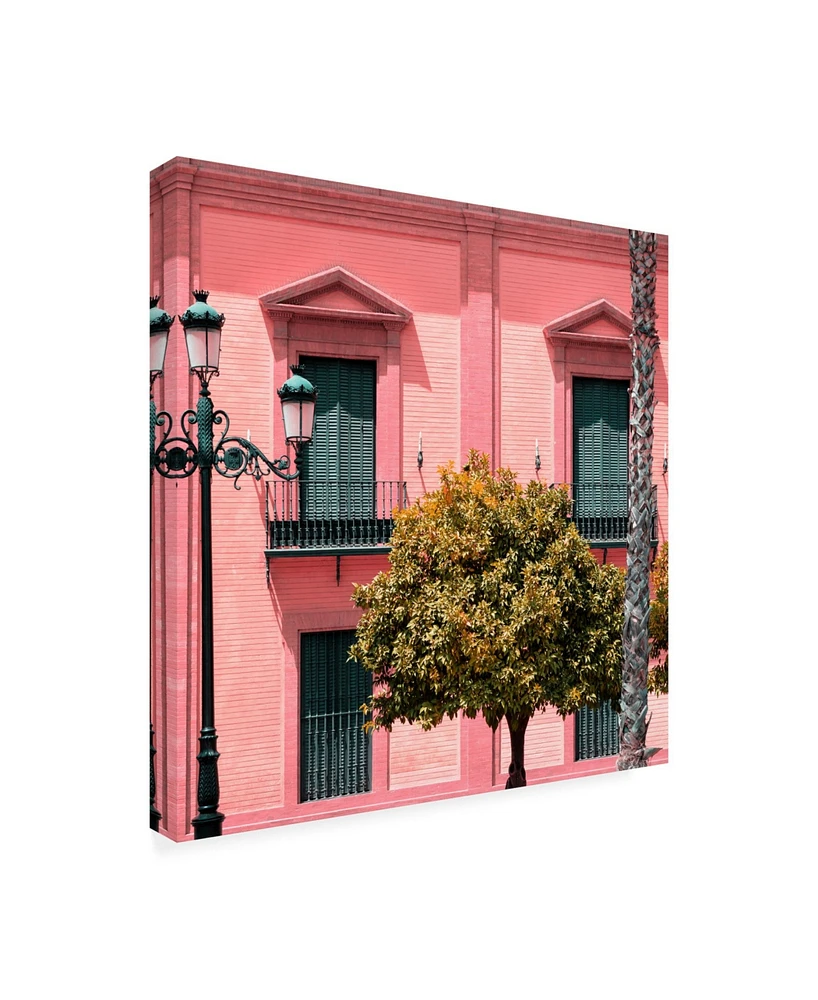 Philippe Hugonnard Made in Spain 3 Spanish Pink Architecture Canvas Art