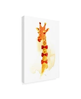 Robert Farka Elegant Giraffe Canvas Art - 19.5" x 26"