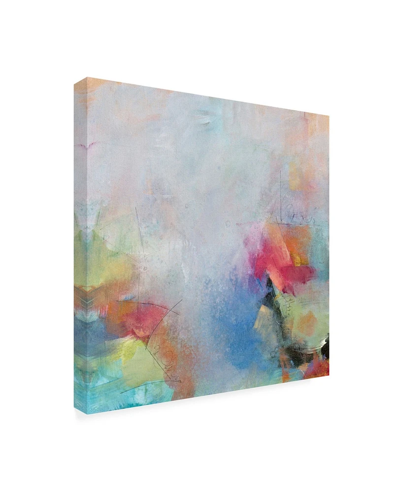 Karen Hal Happy Place Abstract Canvas Art - 19.5" x 26"